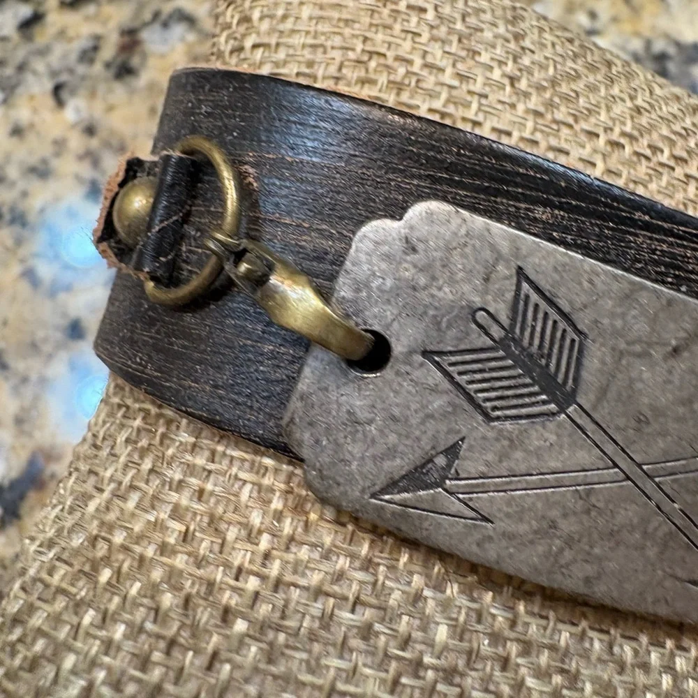 ▪️Leather Cuff Bracelet